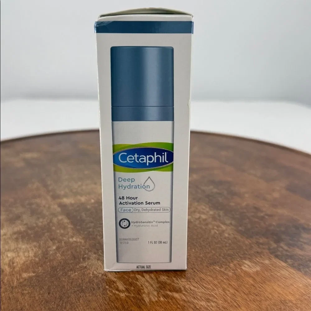 Cetaphil Serum Deep Hydration 48 Hour Activation Face Moisturizer 1 oz Pump